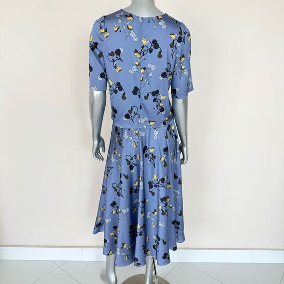 Unbranded custom made women silk  skirt/top set size 6 US - Picture 3 of 9